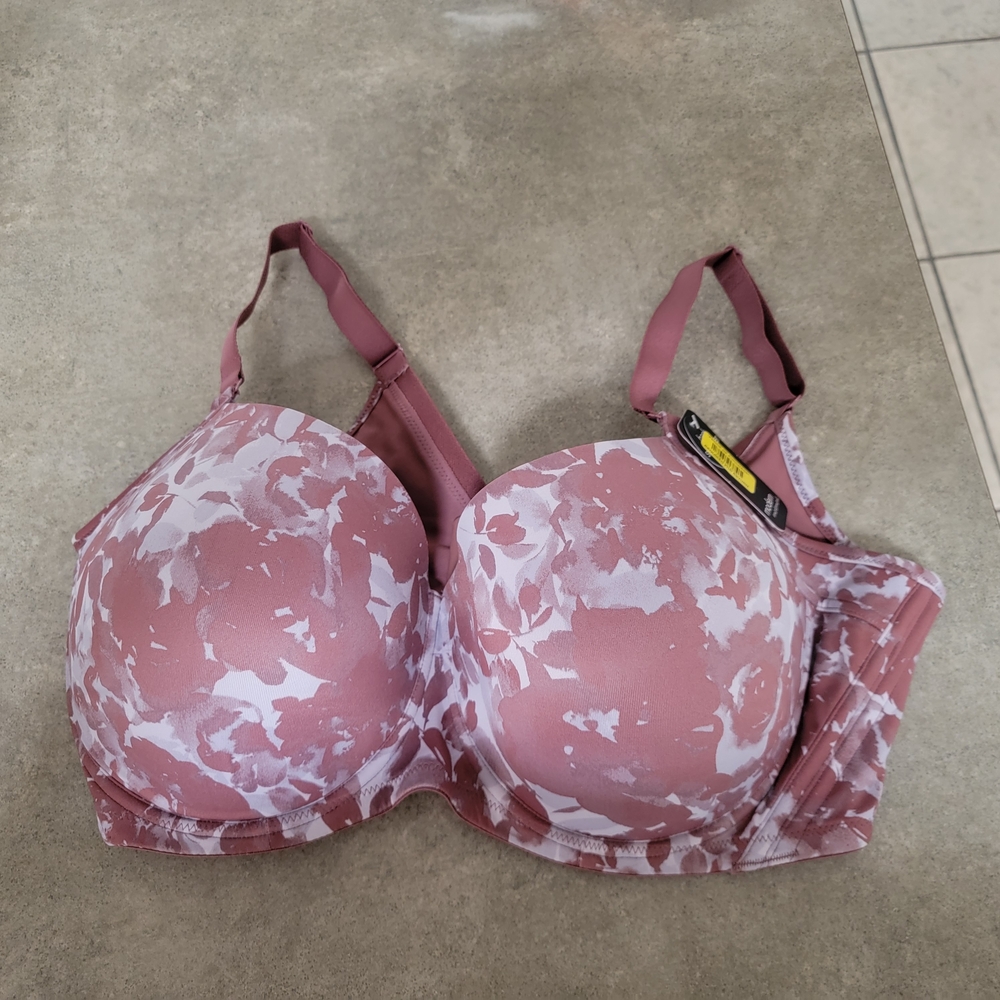 Floral Pink Bra